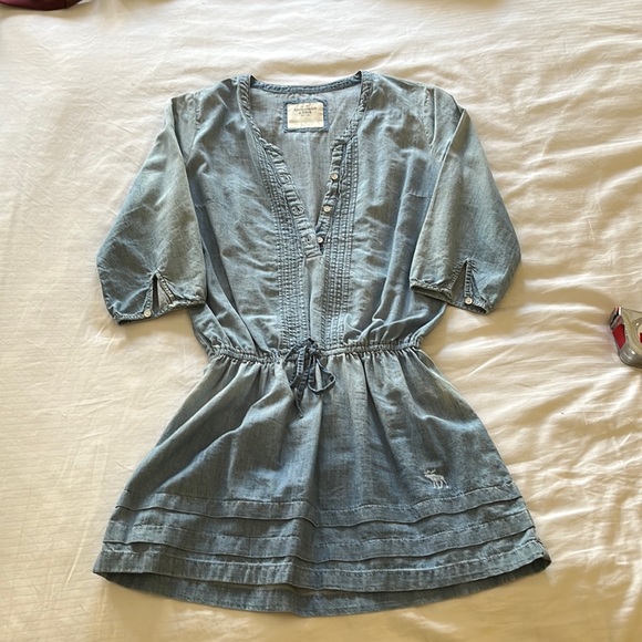 Abercrombie & Fitch Denim mini dress - Picture 1 of 7